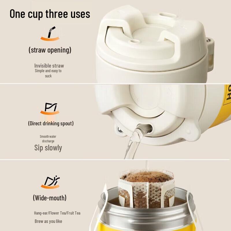 Supor Ceramic Lined Insulated Coffee Mug