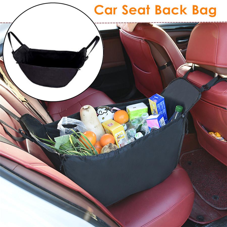 High Capacity Multifunction Car Rear Storage Bag Shopping Basket Car Interior Finish Container