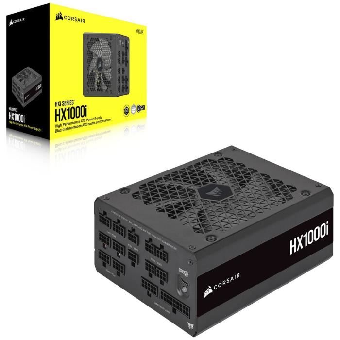 Alimentation PC - CORSAIR - CP-9020259-EU - HXi Series HX1000i ATX - 80 PLUS PLATINIUM