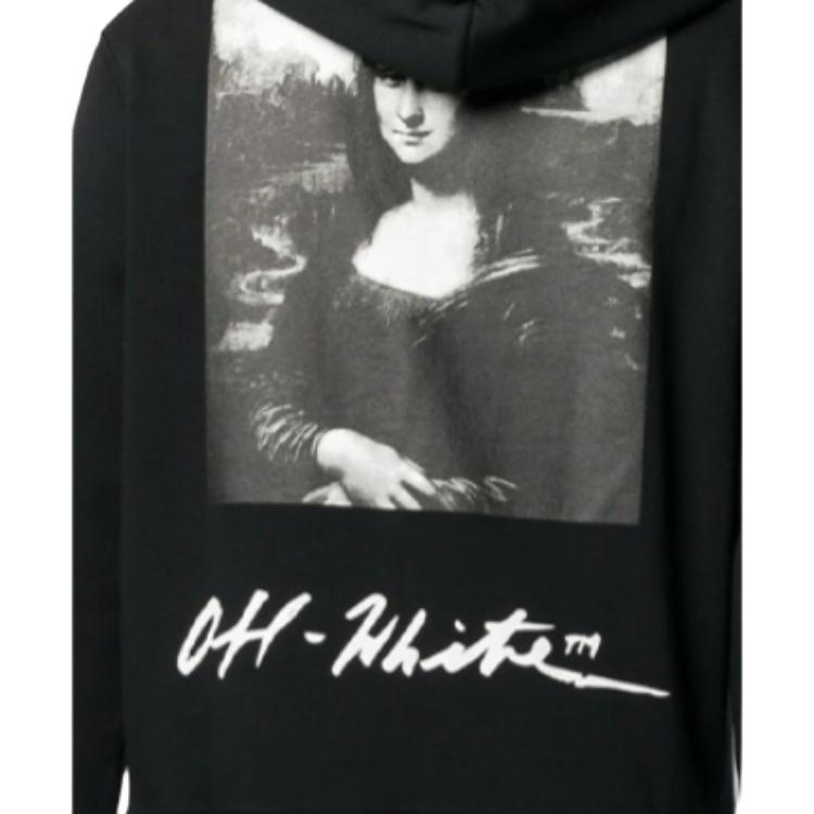 OFF WHITE Basquiat Graphic Hoodie OMBB034S190030051020