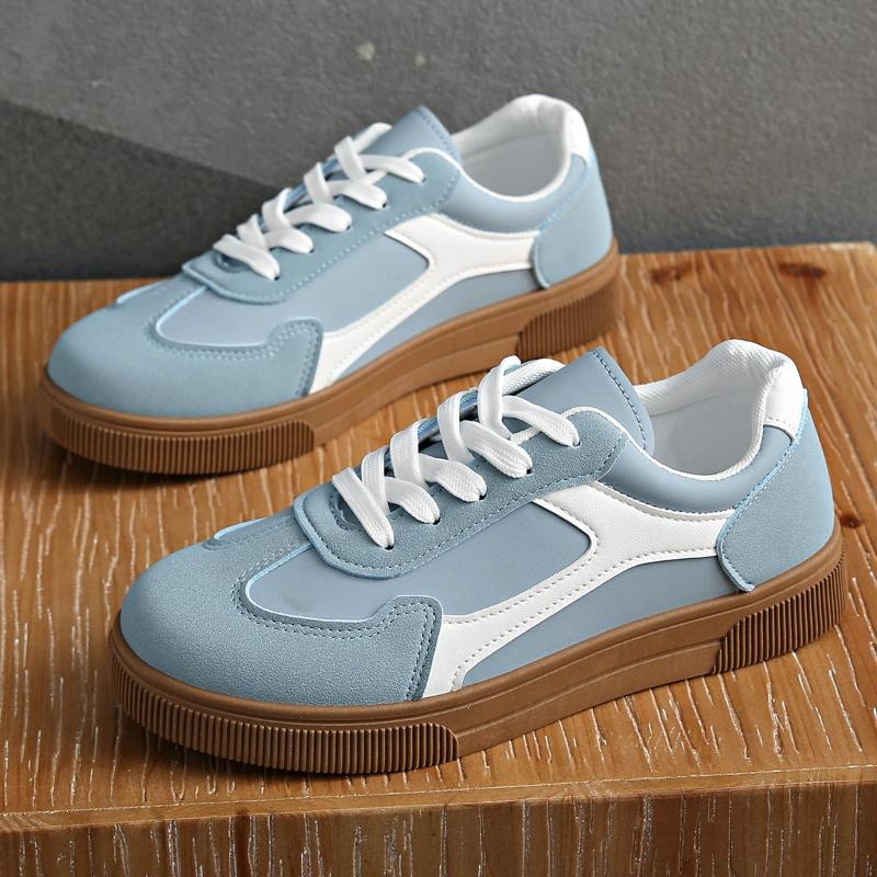 2026 New Women's Flat Sneakers Spring and Autumn Fashion Color Matching Design Comfortable and Casual Low-help Training Shoes