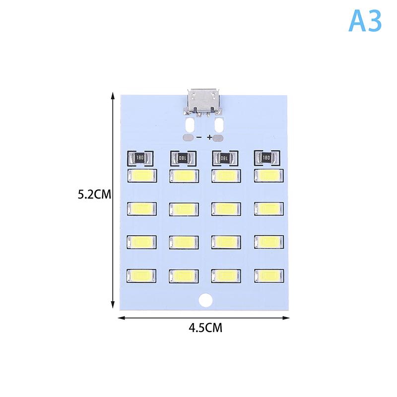 Mirco USB Schnittstelle 5730 SMD 5V 430Ma~470Ma LED Beleuchtungspanel USB Mobiles Licht Notlicht Nachtlicht DIY Schreibtischlampe