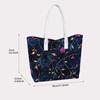 Elegant Floral Printed Women Tote Bag Fashion Daily Use Casual Large Capacity Ladies Shoulder Bag