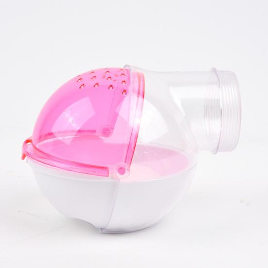 Hamster Bathroom Spherical Shape Dust-proof Plastic Small Animal Bath Sand Room Pet Supplies