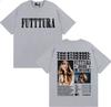 Singer Tini Stoessel Futtura 2026 Tour Merch T-shirts Men Women Harajuku Hip Hop Vintage T Shirt Casual Cotton Oversized T-shirt