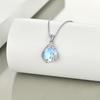 Elegant Moonstone Teardrop Pendant Necklace Suitable for Daily Wear and As a Gift