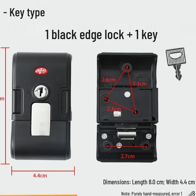 Suitcase Accessory Set: Buckle, Combo Lock, Handle & Leather Case B35 – Ideal for Travel & Daily Use.