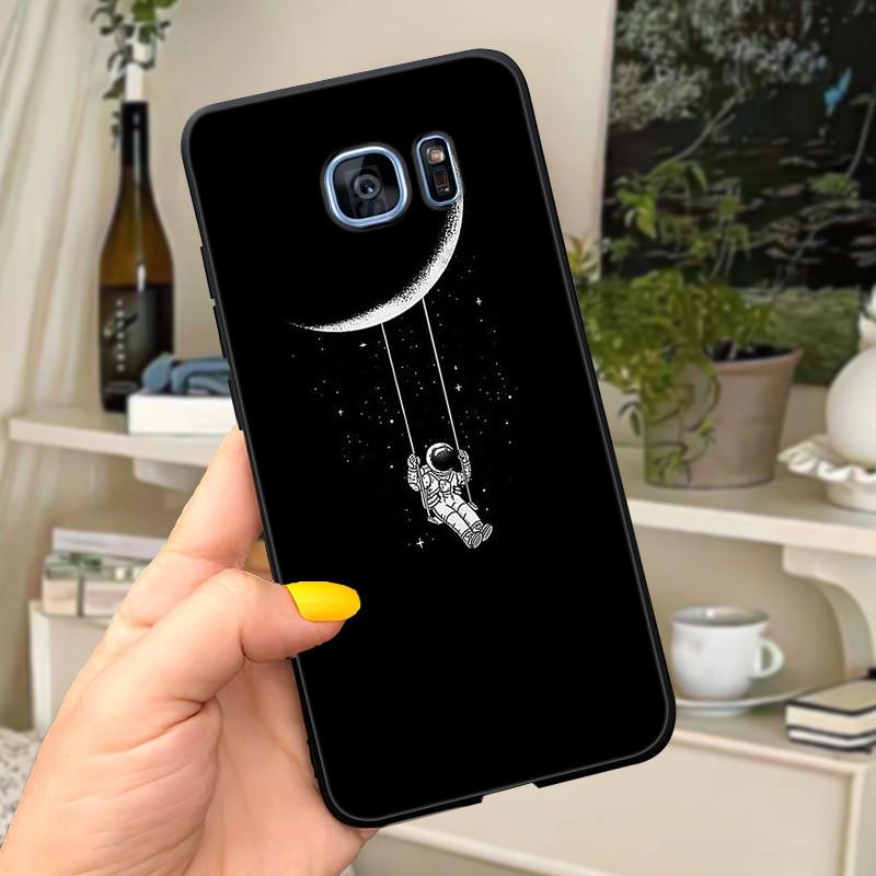 For Samsung Galaxy S7 edge Case Cover Cute Letters Soft Silicone Coque Phone Case For Samsung s 7 S7 edge S7edge G930 G935 cases