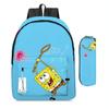 Spongebob Squarepants Children'S School Bag Male And Female Students Backpack Kindergarten Cute Cartoon Backpack Pencil Bag