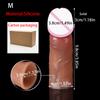2026 Hollow Penis Ring Male Soft Realistic Thicken Penis Sleeve Adult Sex Toys Penis Enlargenmen Extender for Men Wearable G Spot Clitoris Stimulator