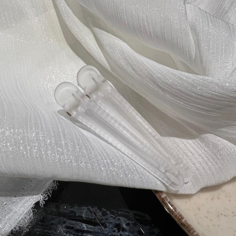 2Pcs Frosted Duckbill Clip Colorful Fix Hair Hairpins  Bangs Clip Hairdressing Hairpins Barrettes Headwear Accessories