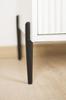 Set of 4 Sofa Legs, Black Pin, Height 15 Cm