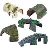 Fish Tank Decor Reptile Hideaway Cave PVC Amphibians Shedding Shelter  Tortoise