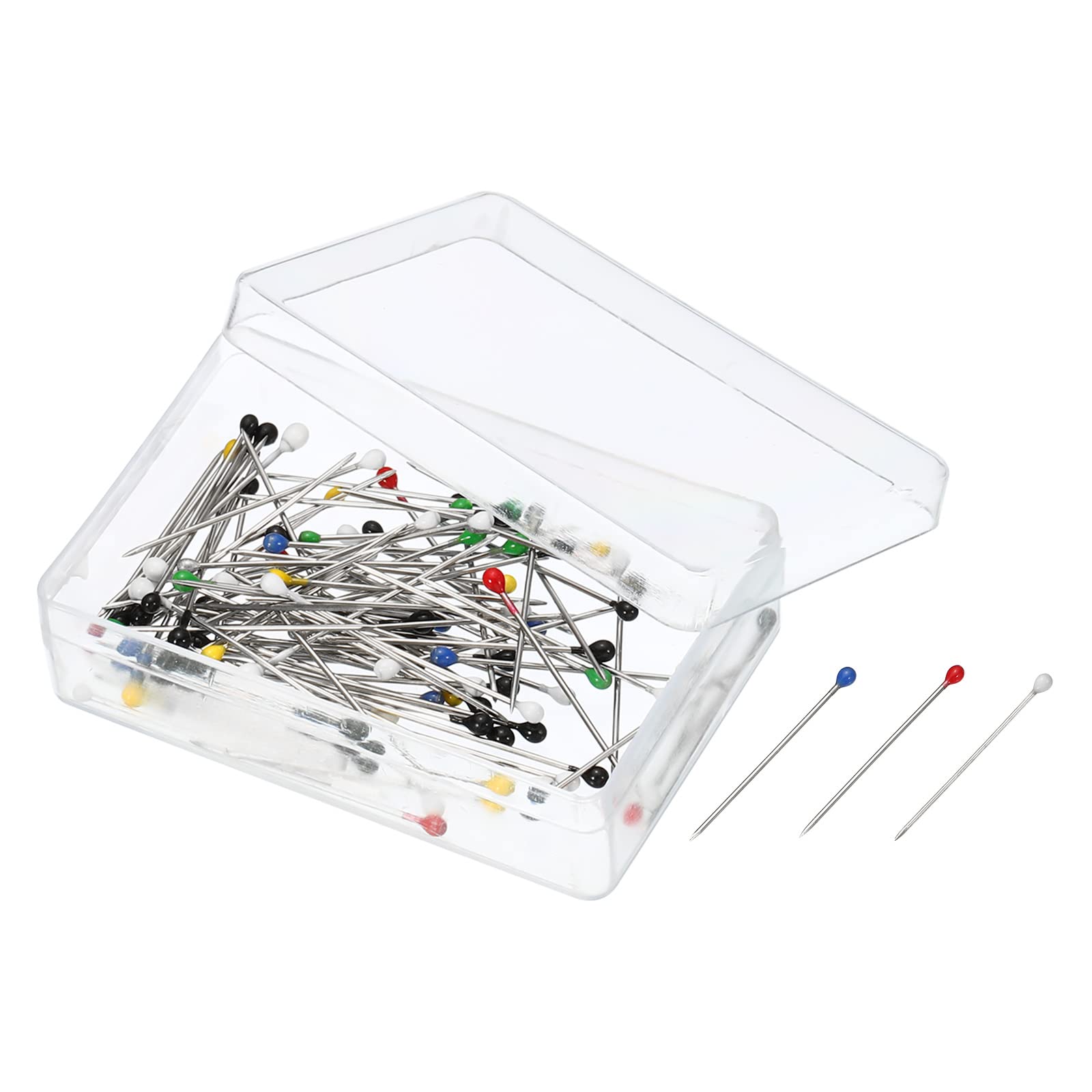

PATIKIL Sewing Machine Pins Hand Sewing Needles Sewing Machine Needles 5 Sets Corsage Ornament Quilt Straight Pin Sewing Supplies Multicolor