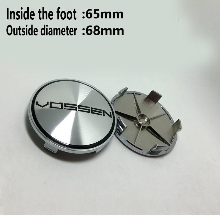 4Pcs 68mm 65mm 63mm For VOSSEN Car Wheel Center Hub Caps Wheel Center Cap Decoration Auto Styling Rim Hub Cap
