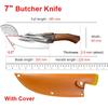 Butcher Knife Hand Forged Blade Kitchen Knives Plastic Handle Boning Knife Cleaver Meat Chopping Vegetables Cooking Chef Knives