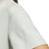 New Adidas Drop Shoulder Sleeve T Shirt Women's Linen Green IP3951