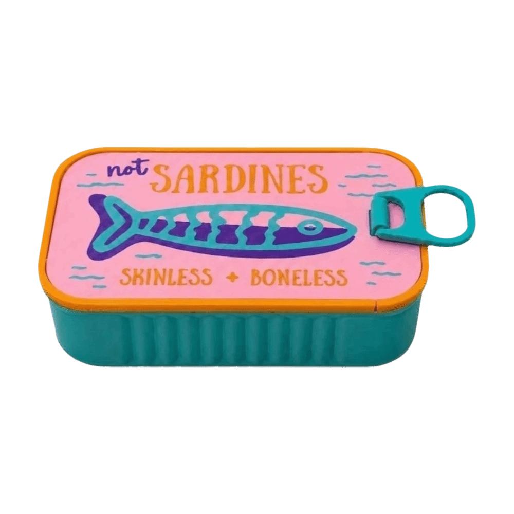 Scatola Portagioie in Stagno di Sardine Stampata in 3D Organizer Espositore per Gioielli Durevole Scatola Regalo