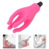 Massage Gun Head Silicone Waterproof 4 Head Fascia Gun Replacement Head Rose Red 12 To 13mm