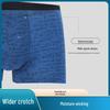 2-Pack Men's 100% Cotton Boxer Briefs: Washable, Durable, Mid-Rise, Comfortable, Breathable, Skin-Friendly, Moisture-Wicking.