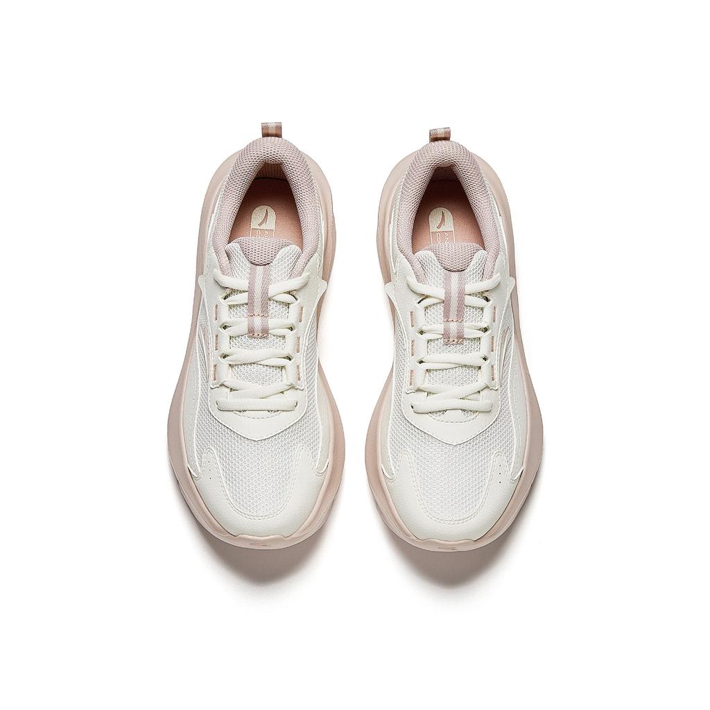 Anta Training Shoes With Shock Absorption And Breathability Women Sneakers Ivory-White Lotus-Gray 922537702Q-7