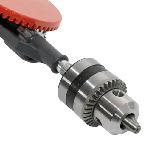 STEELMIGHT Hand Drill, Hand-Operated, Dual Gear Mechanism, for 0.6mm-10mm (3/8") Soft Metals, Woodworking, DIY