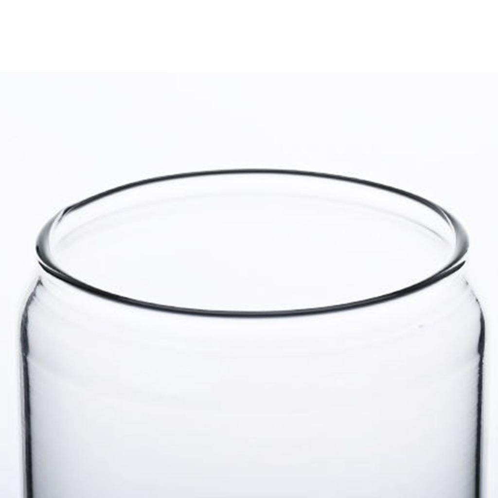 Clear Can Shaped Glass Cup Durable Borosilicate Glass Cups Coffee Mugs for Beverage Drinking Cup
