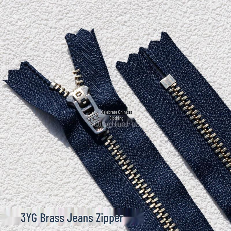 Copper White Brass Silver Zipper Pull for Denim, Leather Bags, Dress Pants, and Jeans Fly