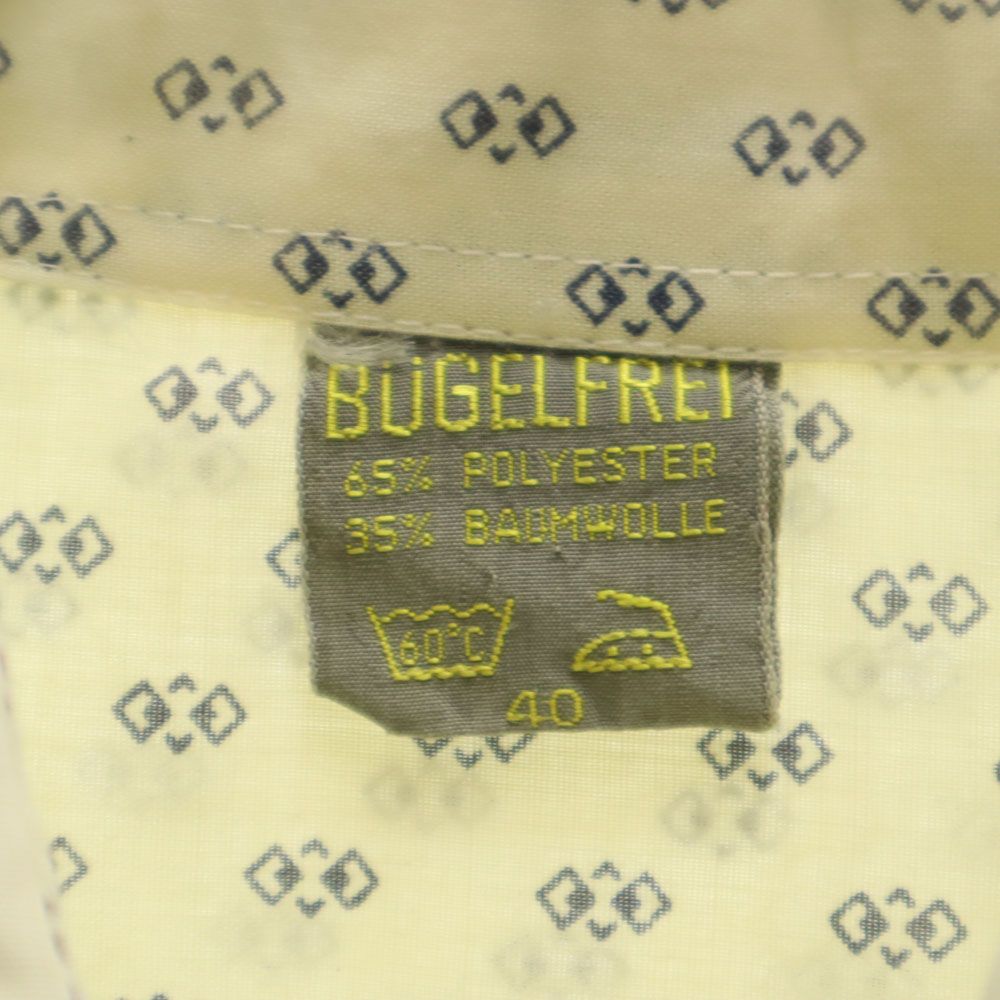 BUGELFREI 70s Euro Vintage Overall handle Long sleeve shirt 40 beige Men's Used