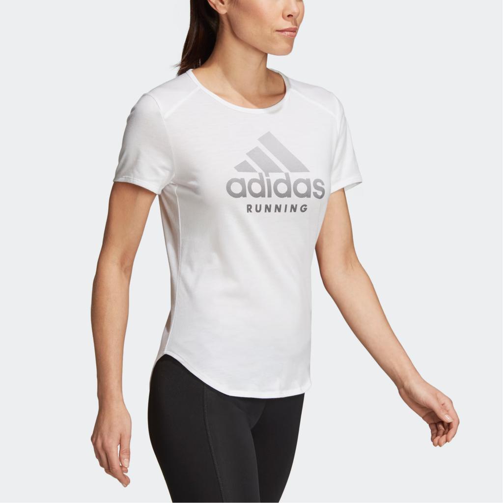 Adidas Lifestyle Series Rs Soft Tee Running Pullover Round Neck Short Sleeve T-Shirt Women Tops White DJ3030