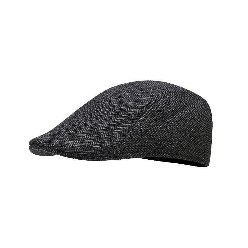 Classic Beret Hat For Winter With Polyester Fabric And Warmth For Men And Women