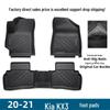 Scratch-Resistant TPE Floor Mats for 2020-2021 Kia KX3 - Durable, Wear-Resistant, Easy To Clean
