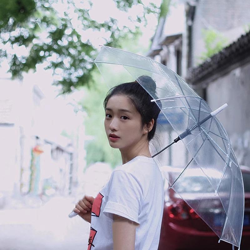 Hand-Painted Transparent Umbrella for Adults & Kids - Extra Large & Durable