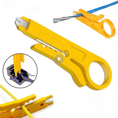 10PCS Portable Wire Stripper Knife Crimper Pliers Crimping Tool Cable Stripping Wire Cutter Multi Tool Pocket Multitools