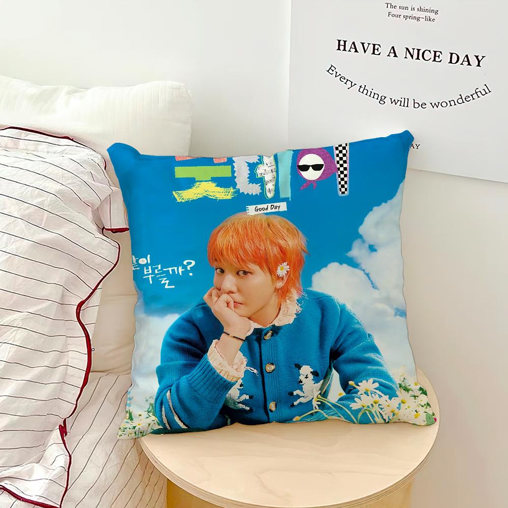 Hot Singer-G-Dragon-Drama cushion cover Sofa Living Room Bedroom Headboard Backrest Cushion Square Cushion Nap Time Pillow Case