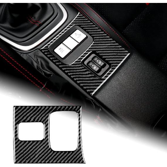 AIRSPEED for Subaru BRZ Toyota GR86 2021 2022 Seat Heating Control Button Cover Center Console Panel Carbon Fiber Sticker Interior Accessories,
