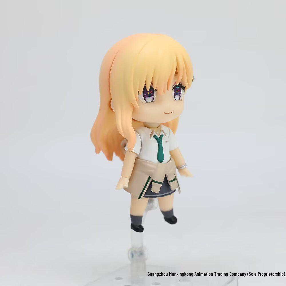 Q Version Clay Man #2593 Ayase Saki Movable Figure with Replaceable Faces