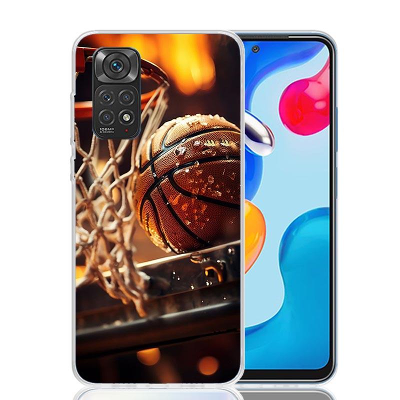 Basketball Basket Play Case Phone Cover for Xiaomi Redmi Note 14 13 12S 12 11S 11 11T 11E 10S 10 Pro Plus 5G Trend Fundas Note 1