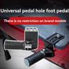 1Pair Universal Front Footrests Metal Deep Grooves Motorcycle Pedals Foldable Direct Installation Footpeg For Electric Vehicles