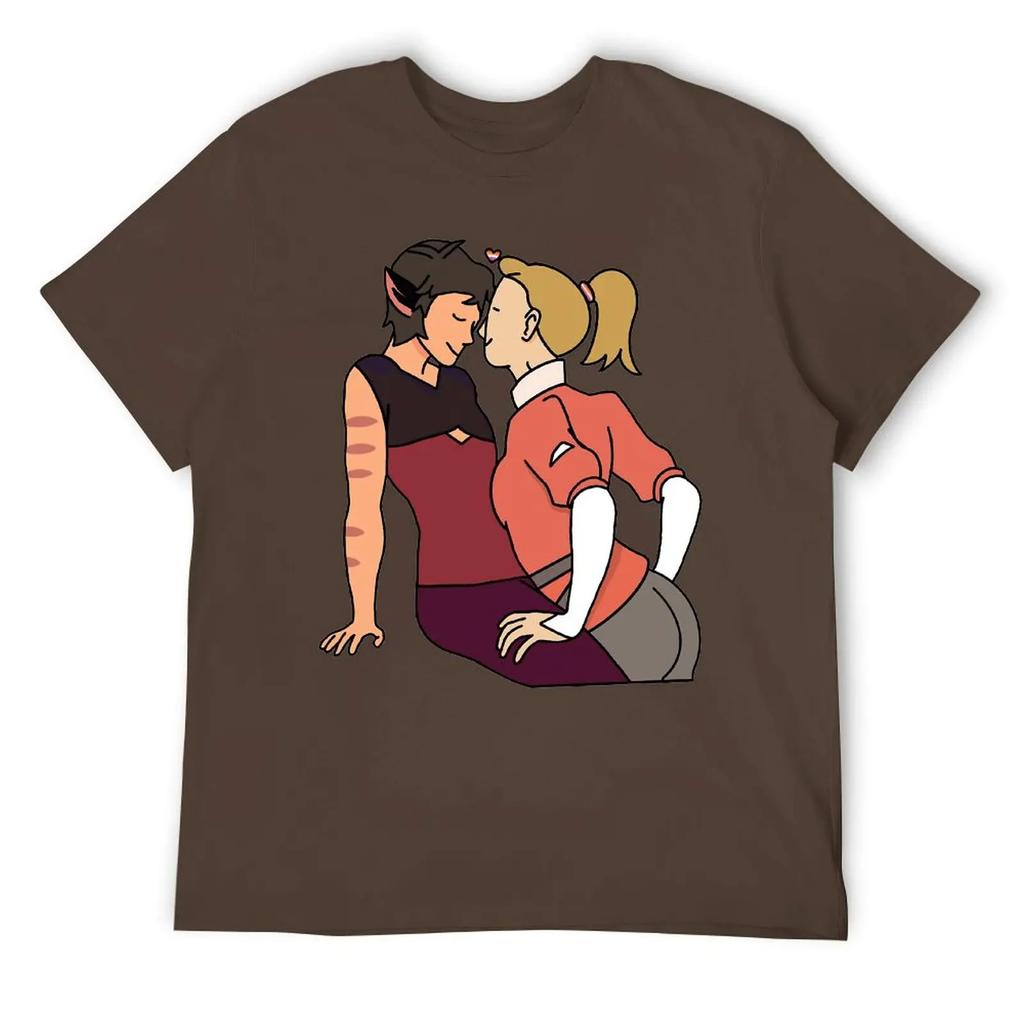 Catra And Adora In Love For Sale B Top Tee Cute T-shirt Harajuku Motion Humor Home USA Size
