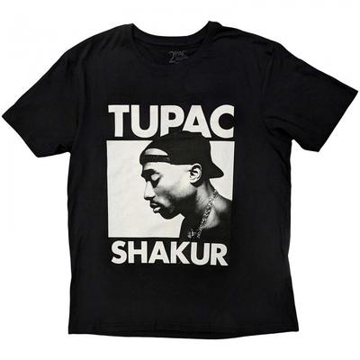 Tupac Shakur Unisex Adult Eyes Closed Cotton T-Shirt