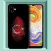 Turkey Turkish Flag Black Phone Case For Samsung Galaxy A01 A03 Core A04 E A02 A05 A10 A20 A21 A30 A50 S A6 A8 Plus A7 2018