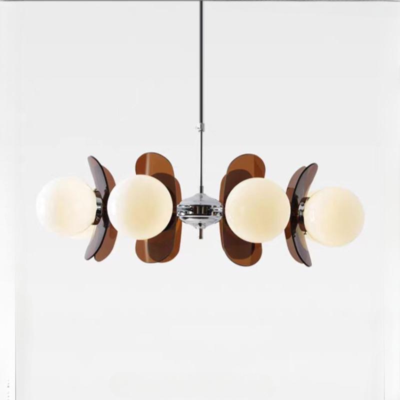 Kreise Kronleuchter Magische Bohnen Hängelampe Kreative Vintage Glaslampe Esszimmer Home Küche Insel Lichter