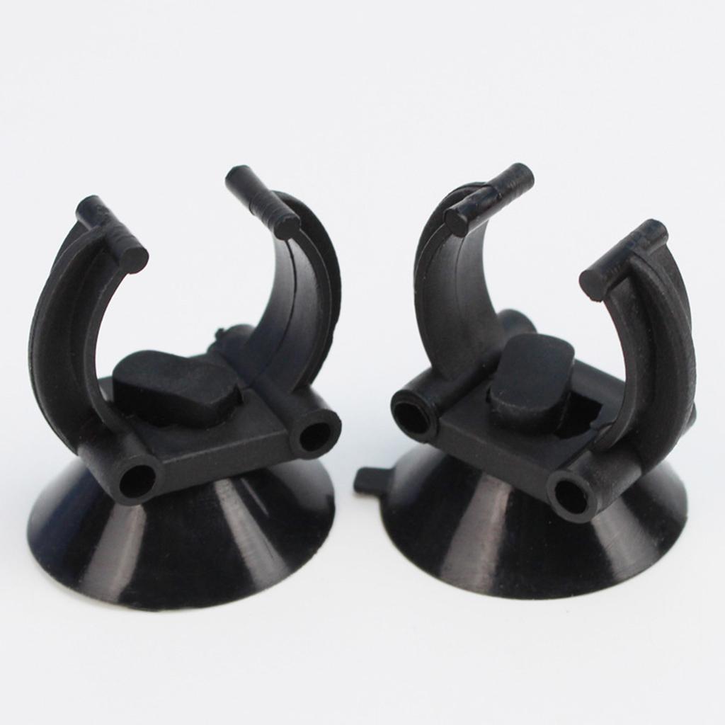 Aquarium Suction Cup with Clip Heater Holders Clamps for Fish for Tank Air Pump & Filter Accessories up to 1in Diameter