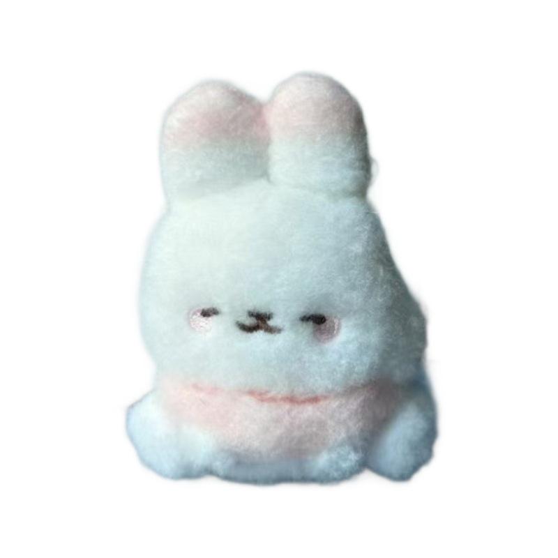 Rilakkuma Marshmallow Plush Rabbit and Fox Keychain Ornament