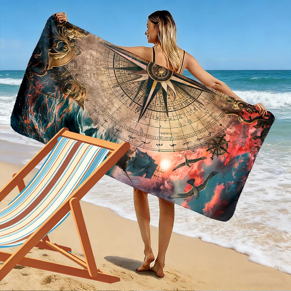 Nautical Adventure Towel A must-have beach towel for beach travel