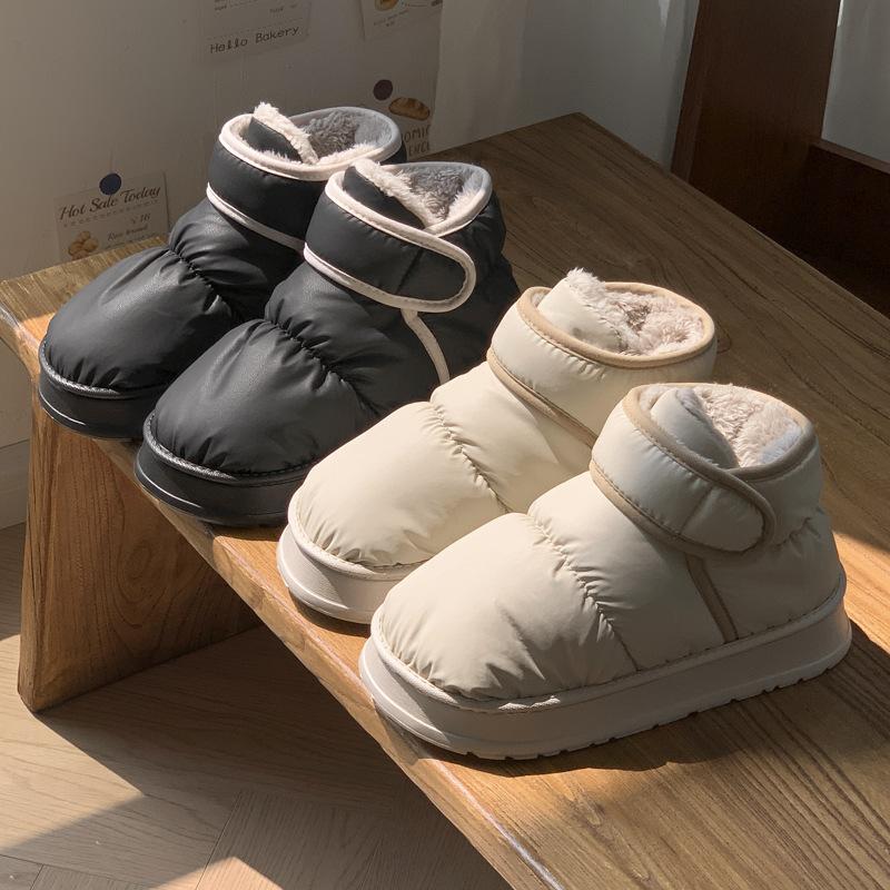 Fashion Snow boots for women new winter outerwear cotton shoes for men winter plush anti slip waterproof cotton boot zapatillas de mujer
