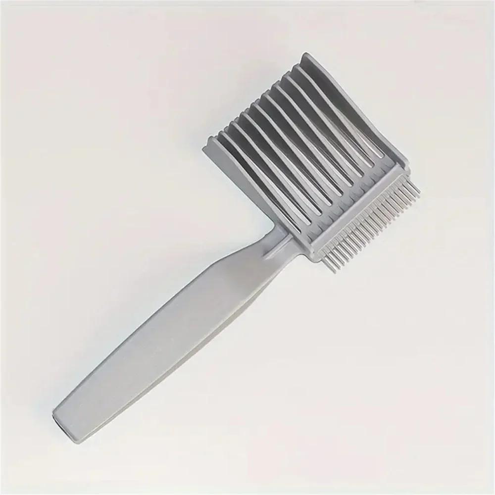 1PC Professional Long Handle Hair Cutting Clipper Comb for Men - Quality Cuts, Oil Head, Caliper, Sideburn Pushing