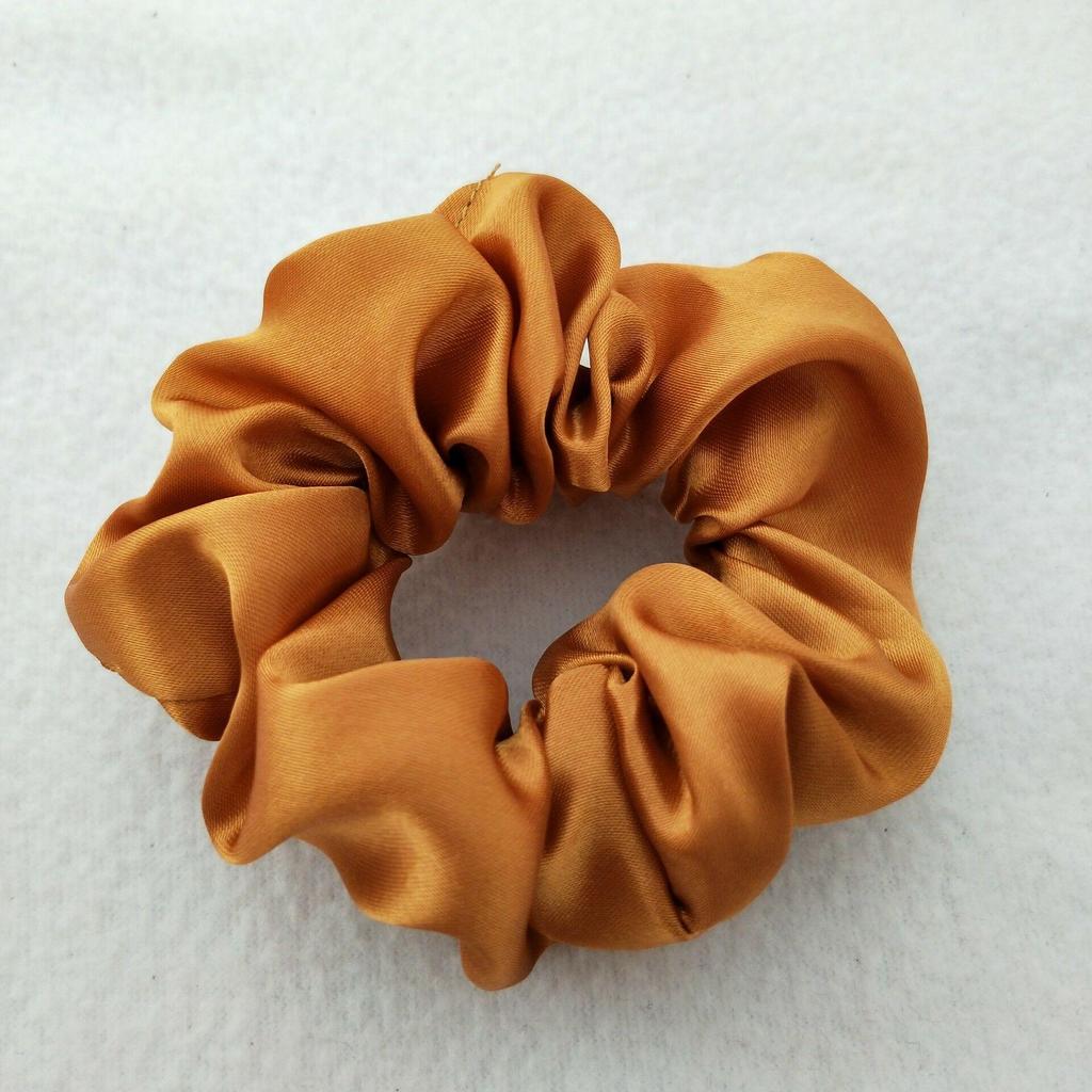 Satin Silk Hair Tie: High-End Women's Rubber Band for Elegant Buns