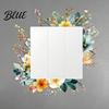 Renters Friendly Wall Sticker 4 Pcs Plants Flower Switch Stickers Leaves Floral Light